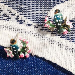 3 items free shipping les nereides bird earrings